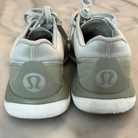 lululemon athletica Women's Light Gray and Olive Athletic Shoes - Picture 2 of 9